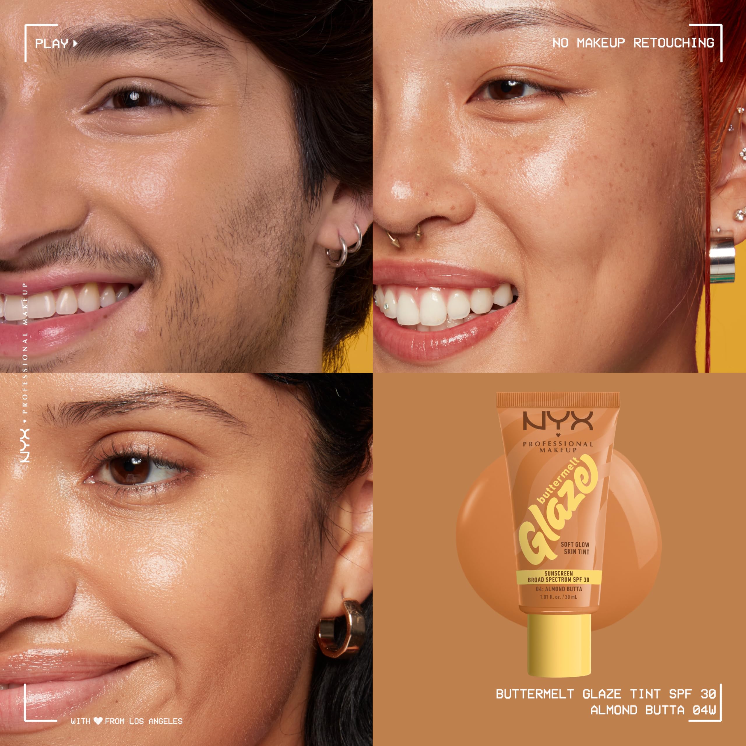 Foto 4 | Crema Hidratante Con Color Nyx Professional Makeup Buttermelt Glaze - Venta Internacional.