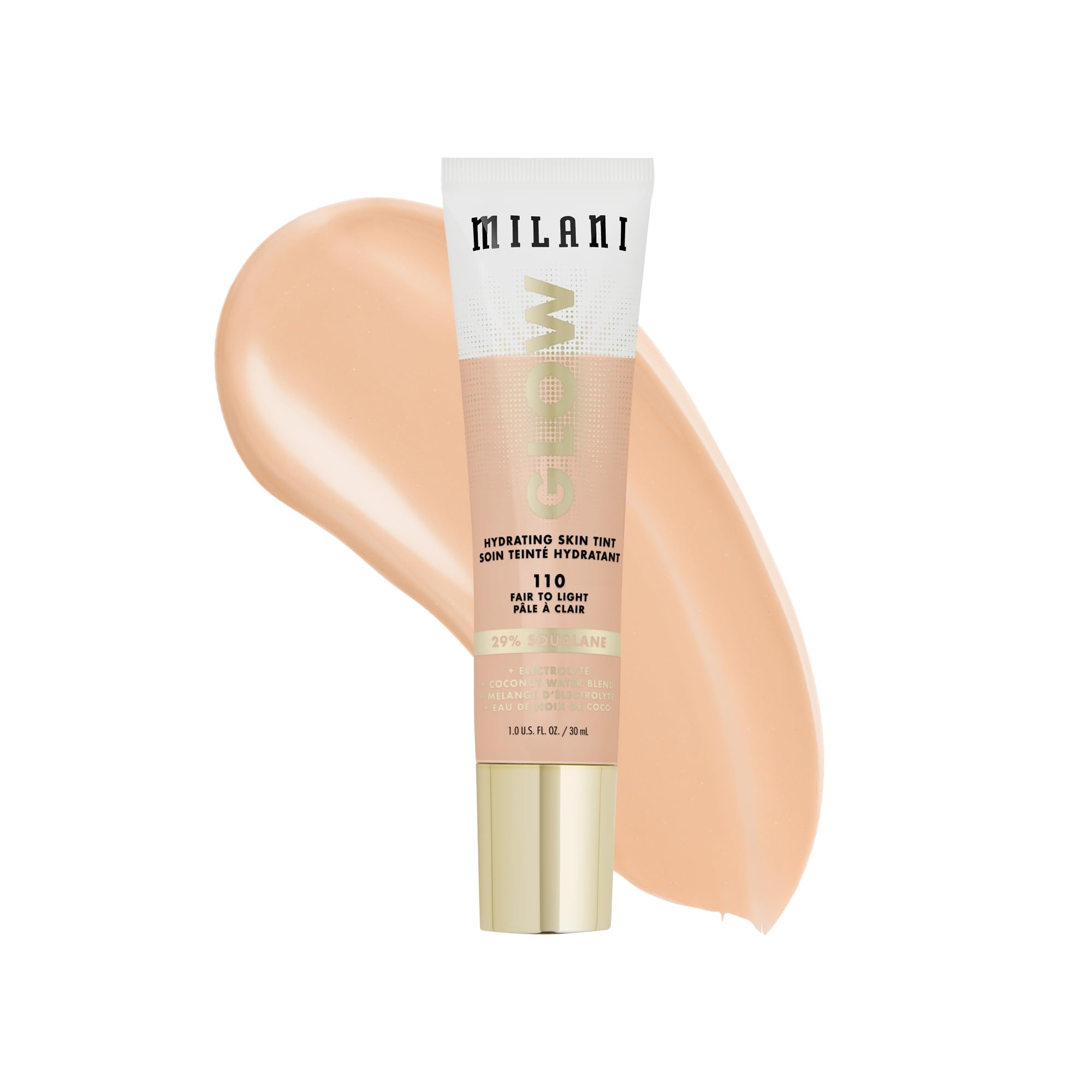 Foto 2 pulgar | Tinte Para Piel Milani Glow Hydrating Con Escualano 29% 30 Ml - Venta Internacional.