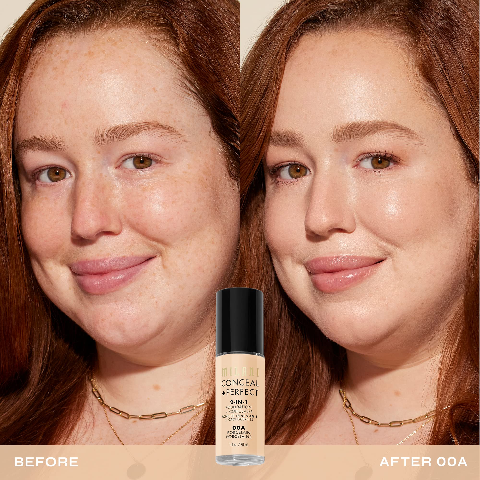 Foto 3 pulgar | Base Milani Conceal + Perfect 2 en 1 de Porcelana de 30 ml - Venta Internacional