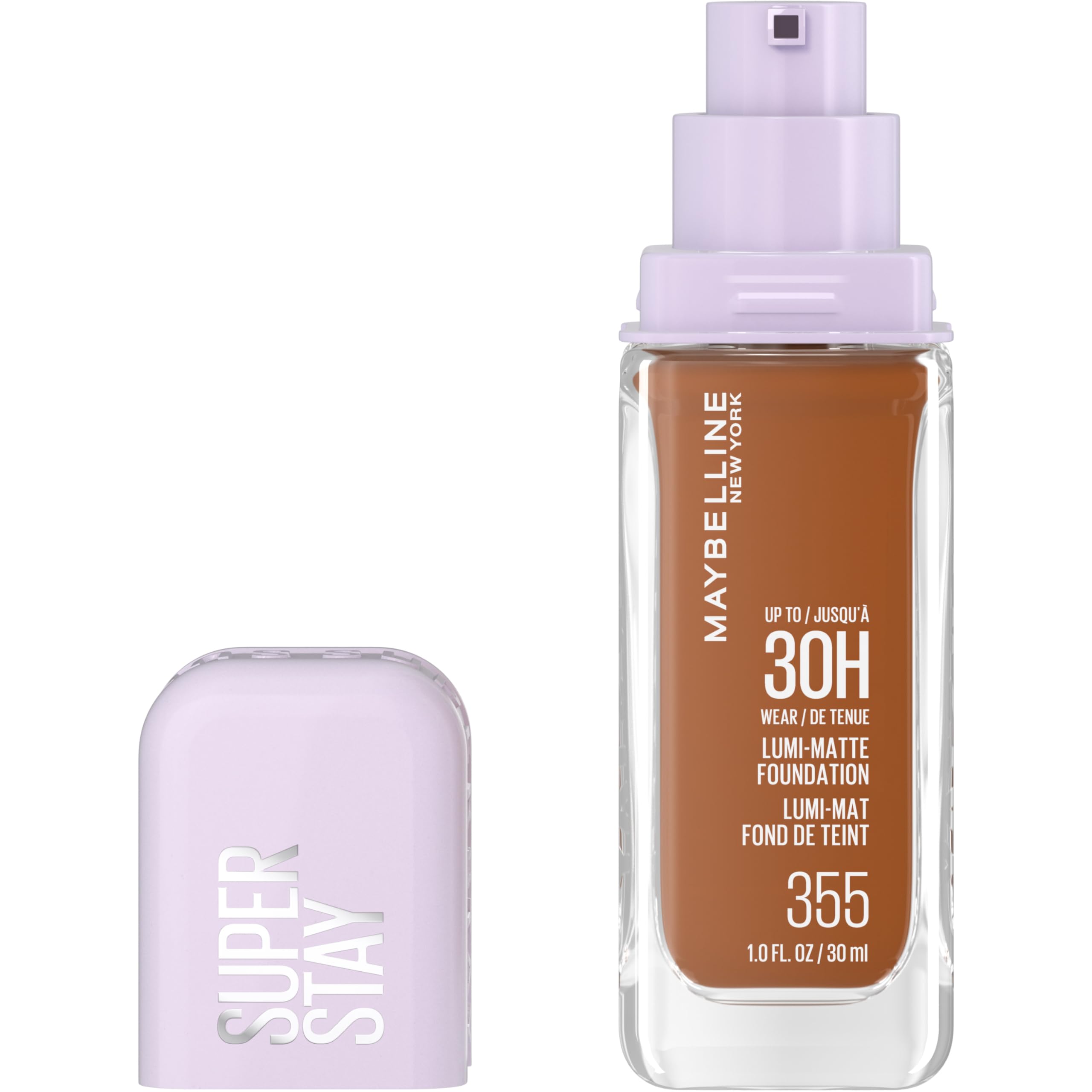Base Maybelline Super Stay Lumi-matte 355 — 30 Horas De Duración - Venta Internacional.