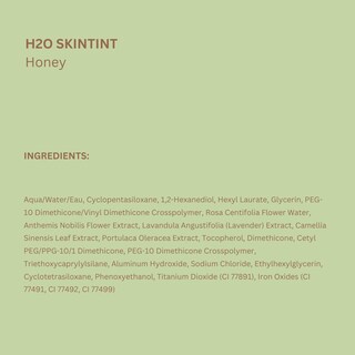 Foto 7 | Gel Facial Teñido Pixi Beauty H2o Skintint 35 Ml Honey - Venta Internacional.