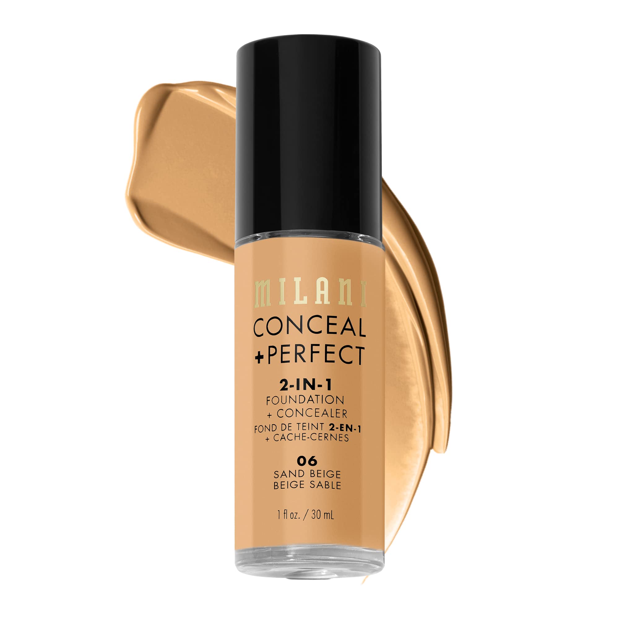 Base Milani Conceal + Perfect 2 En 1 Sand Beige 30 Ml - Venta Internacional.