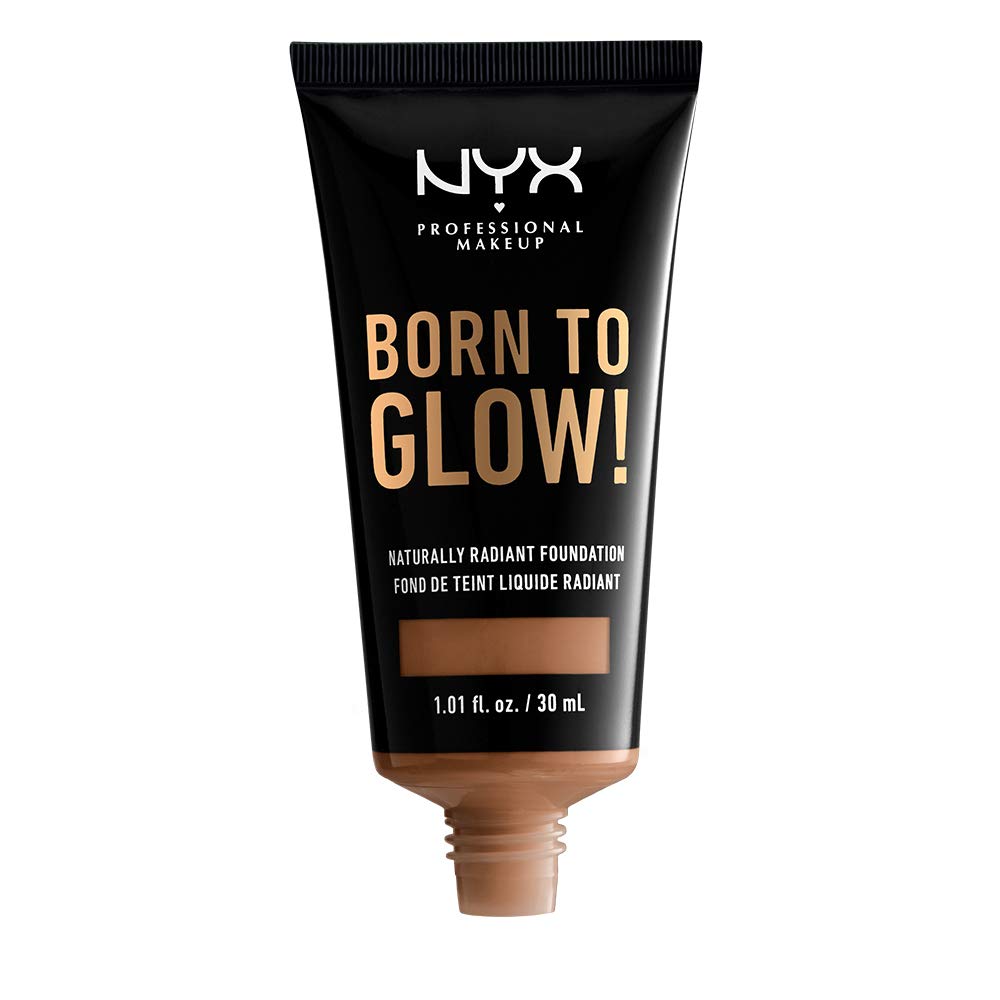 Foto 3 pulgar | Maquillaje Profesional Foundation Nyx Born To Glow Caoba - Venta Internacional.