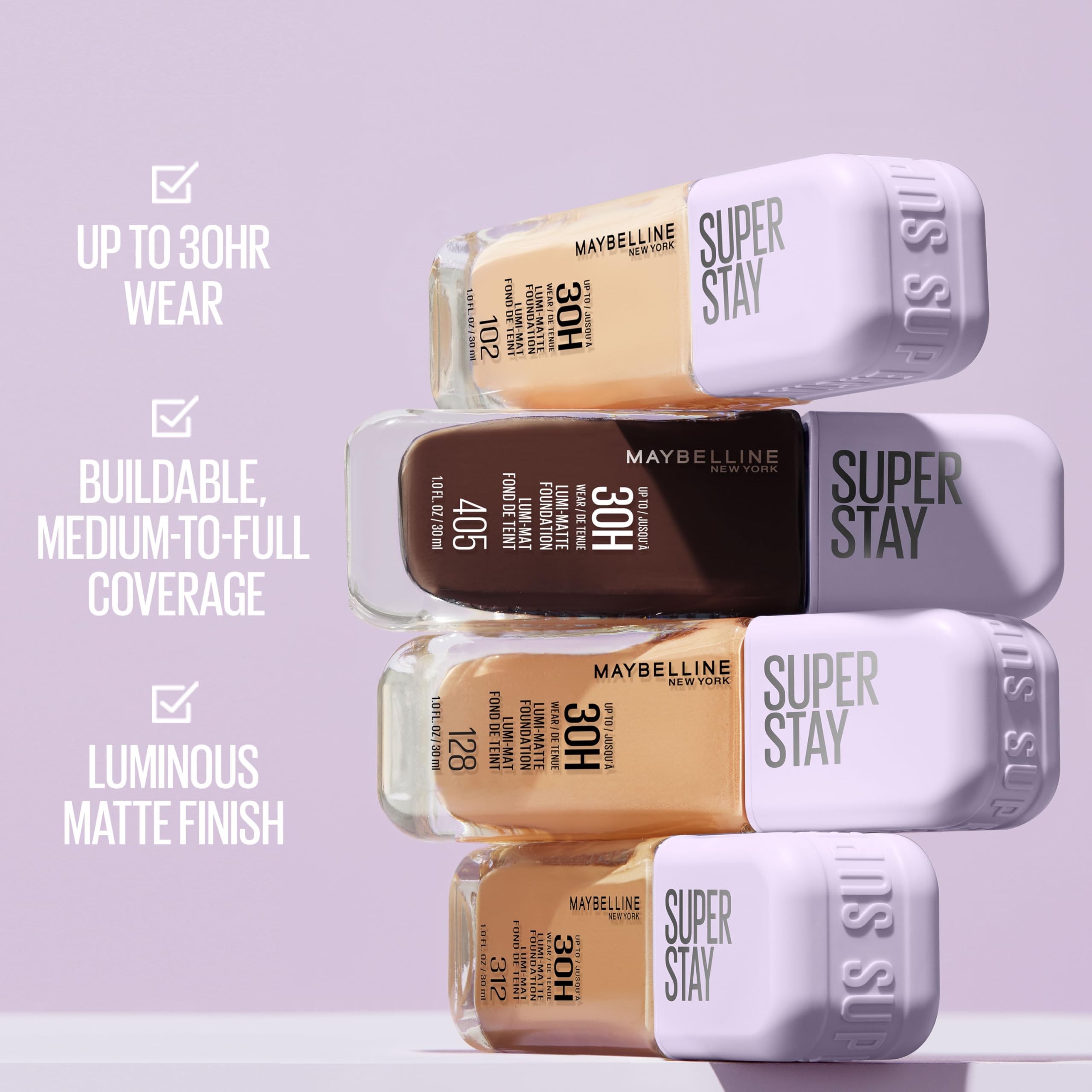 Foto 6 pulgar | Base de Maquillaje Maybelline Super Stay Lumi-Matte 128  30 ml - Venta Internacional