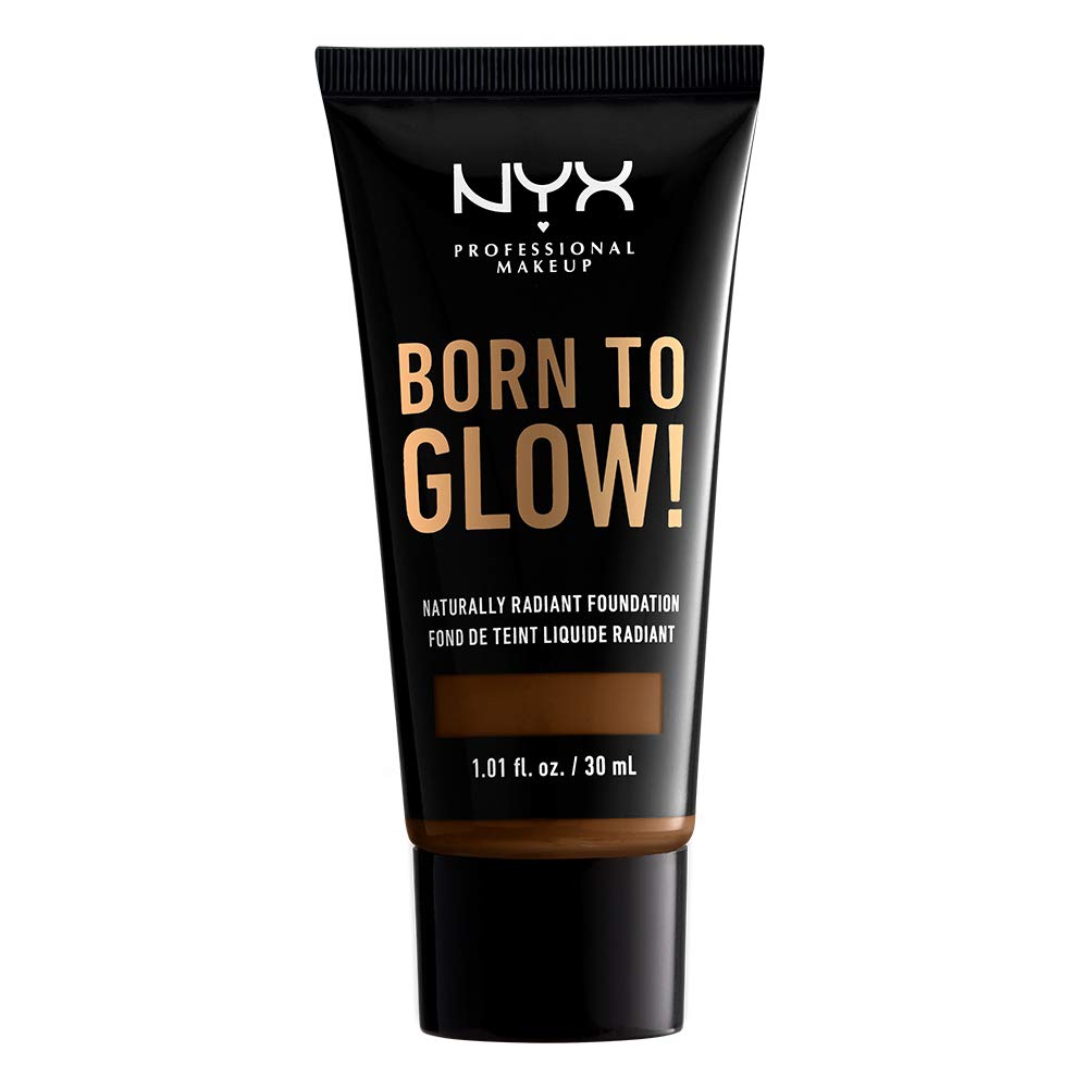 Foto 2 pulgar | Maquillaje Profesional Foundation Nyx Born To Glow Walnut - Venta Internacional.