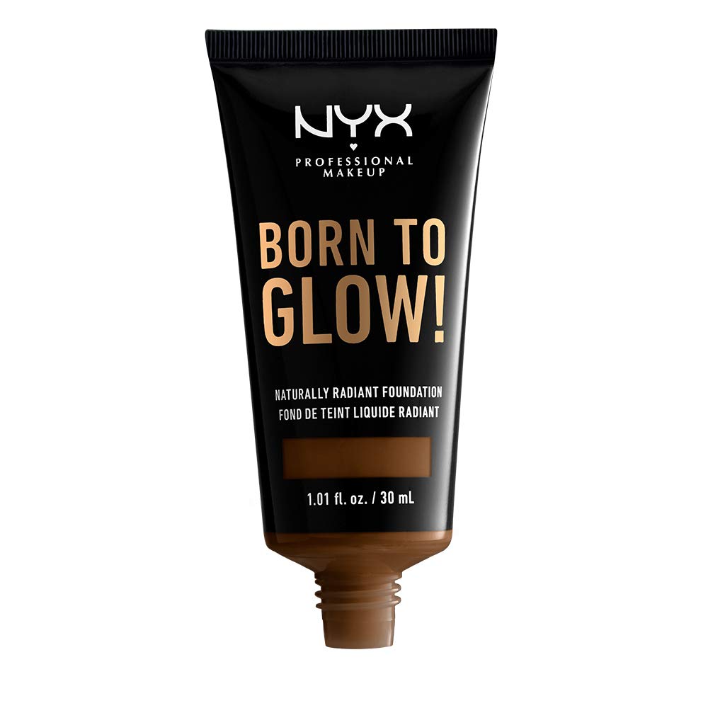 Foto 3 pulgar | Maquillaje Profesional Foundation Nyx Born To Glow Walnut - Venta Internacional.