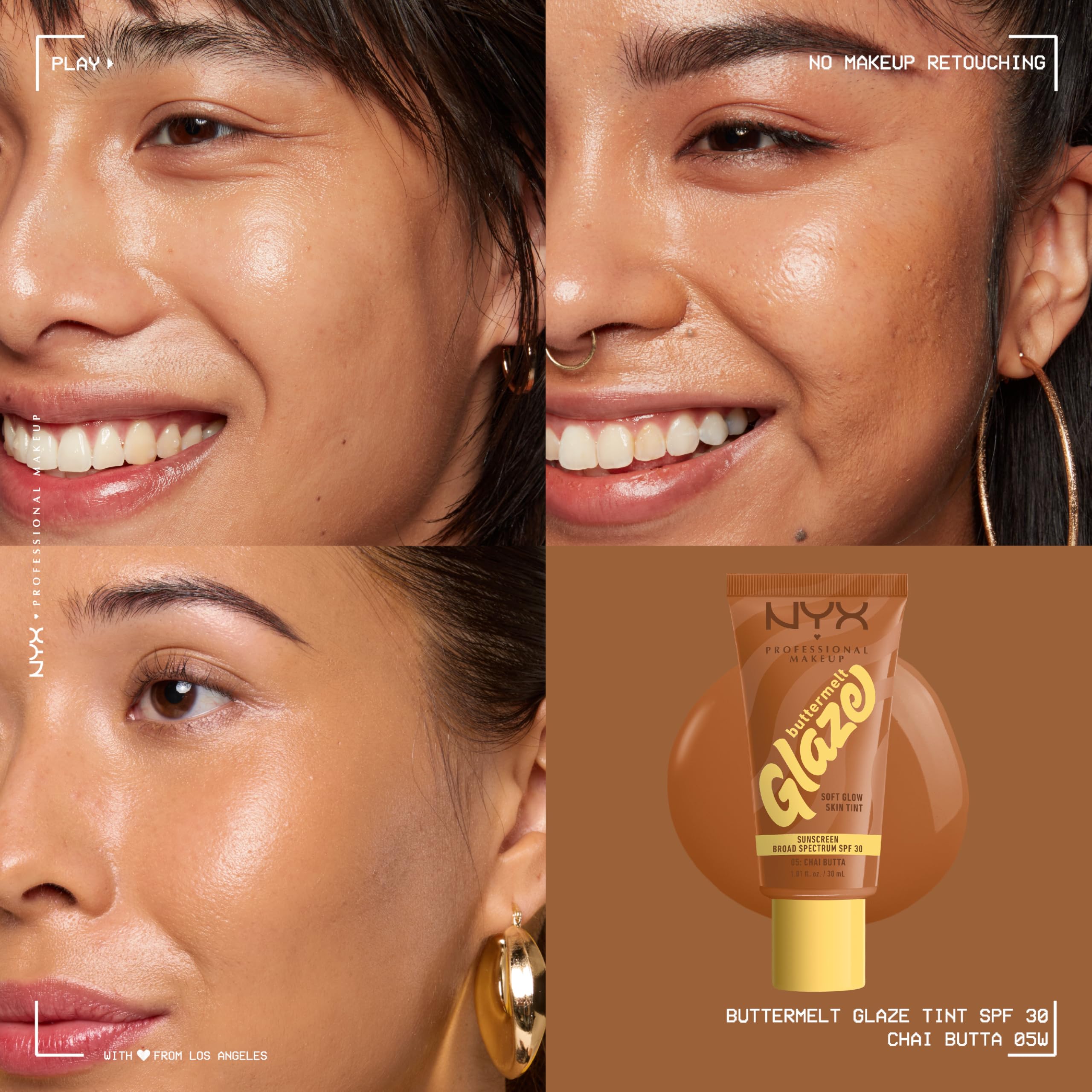 Foto 4 pulgar | Crema Hidratante Con Color Nyx Professional Makeup Buttermelt Glaze - Venta Internacional.