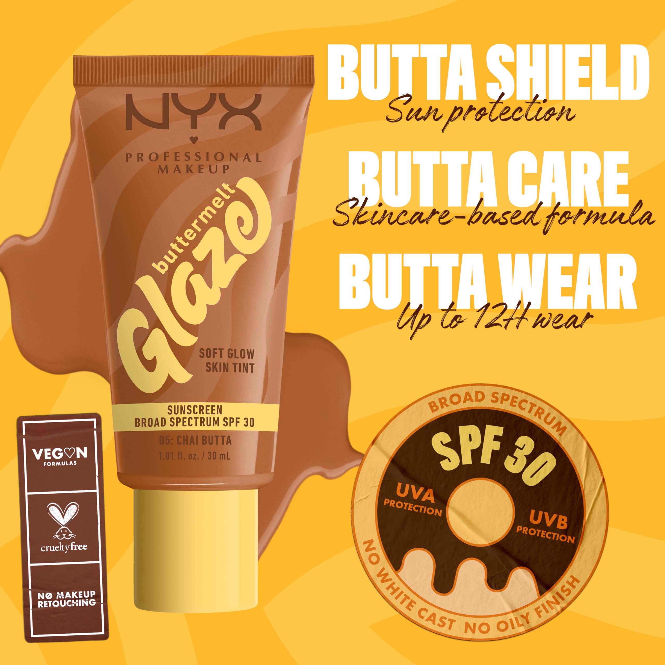 Foto 5 pulgar | Crema Hidratante Con Color Nyx Professional Makeup Buttermelt Glaze - Venta Internacional.