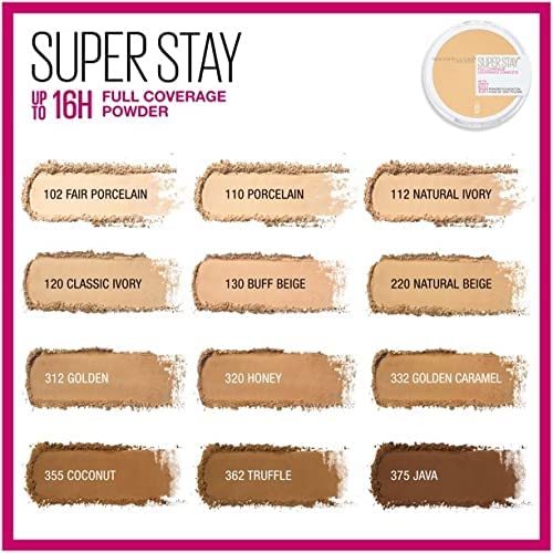 Foto 4 pulgar | Base De Maquillaje En Polvo Maybelline Super Stay De Cobertura Total - Venta Internacional.