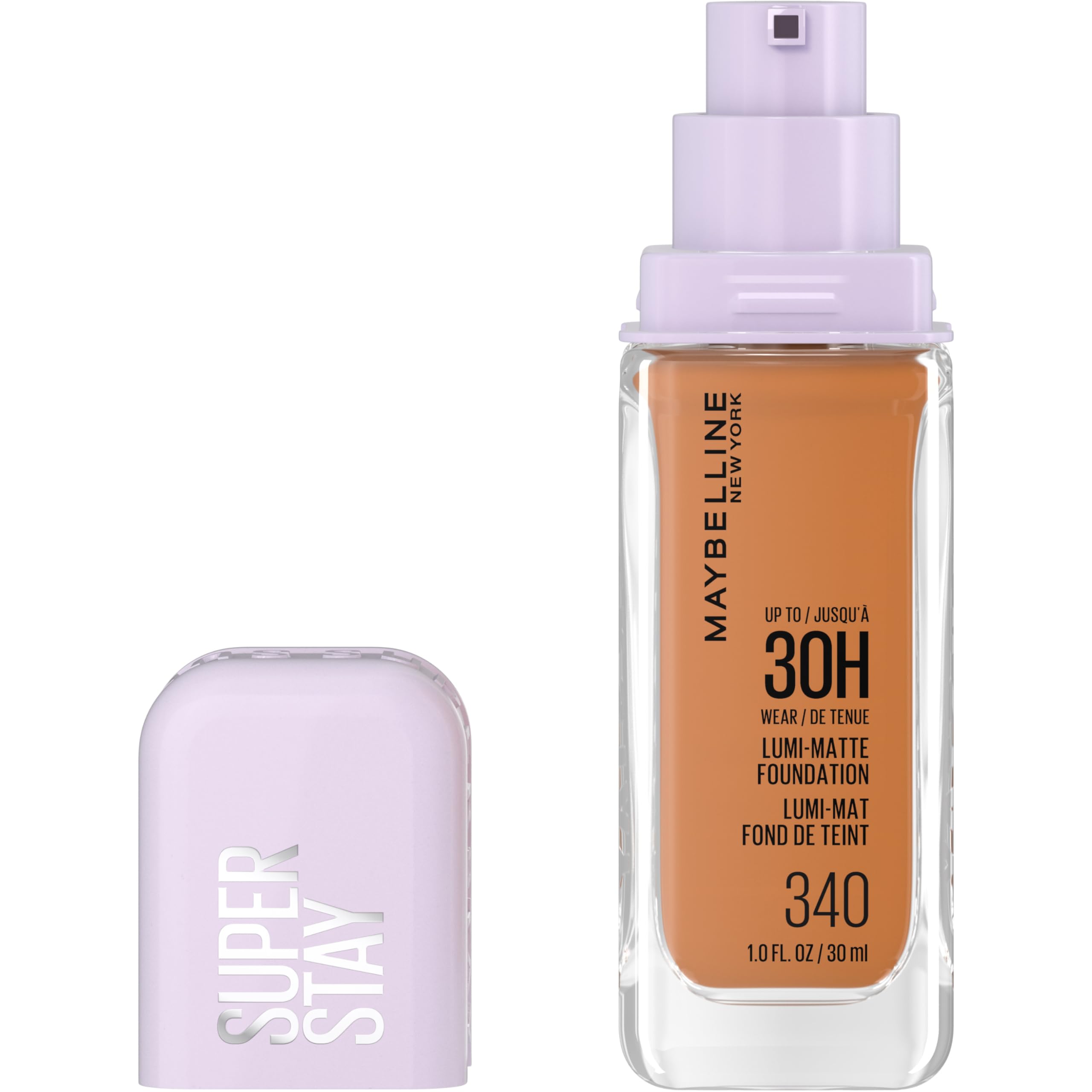 Base Maybelline Super Stay Lumi-matte 340 — 30 Horas De Duración - Venta Internacional.