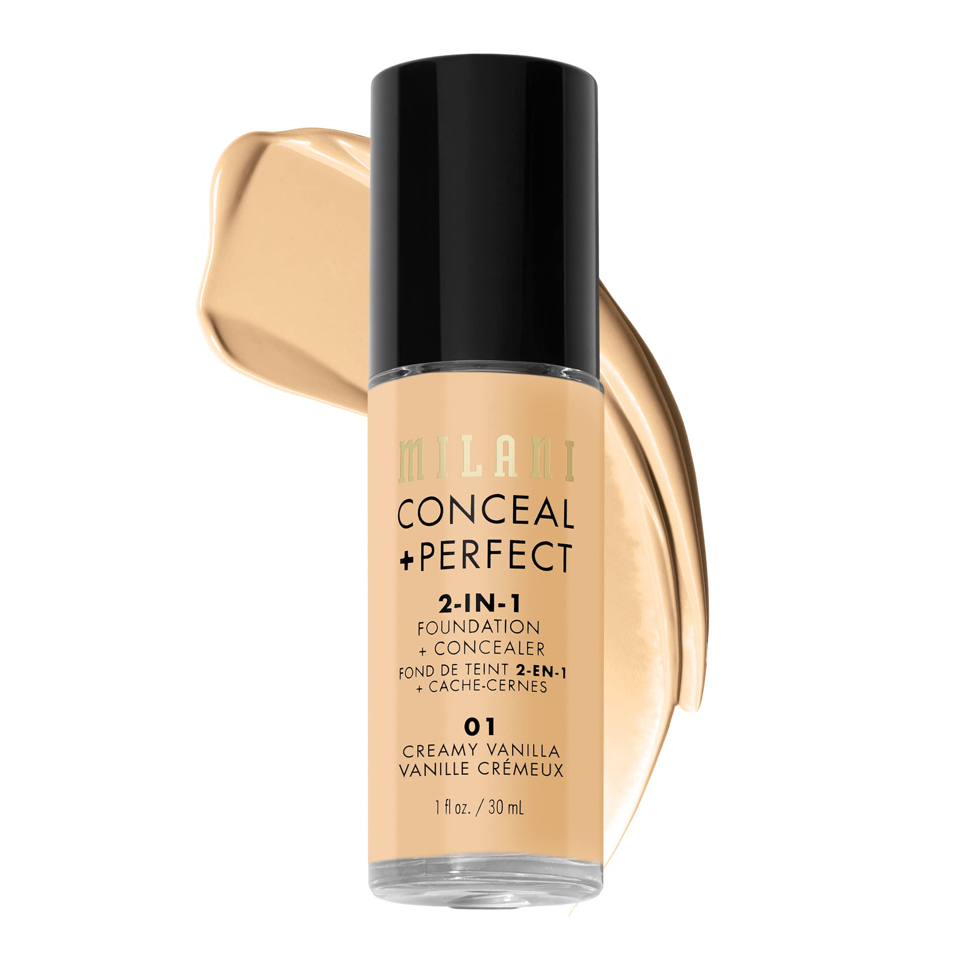 Foto 2 pulgar | Base Milani Conceal + Perfect 2 En 1 De Vainilla Cremosa, 30 Ml - Venta Internacional.
