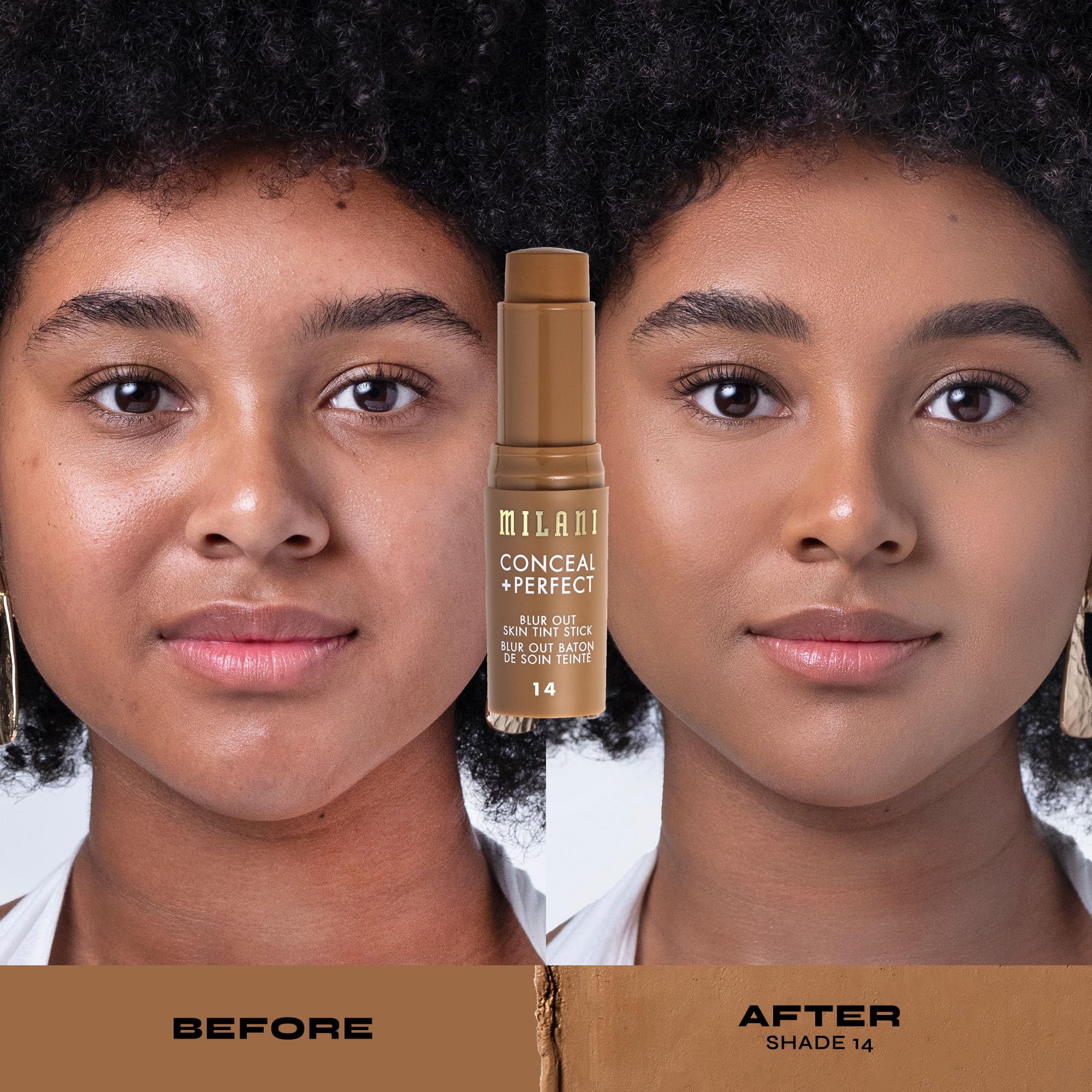 Foto 5 | Tinte Para La Piel Milani Blur Out Shade 014 Con Mantequilla De Murumuru, 30 Ml - Venta Internacional.