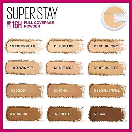 Foto 8 pulgar | Base De Maquillaje En Polvo Maybelline Super Stay De Cobertura Total - Venta Internacional.