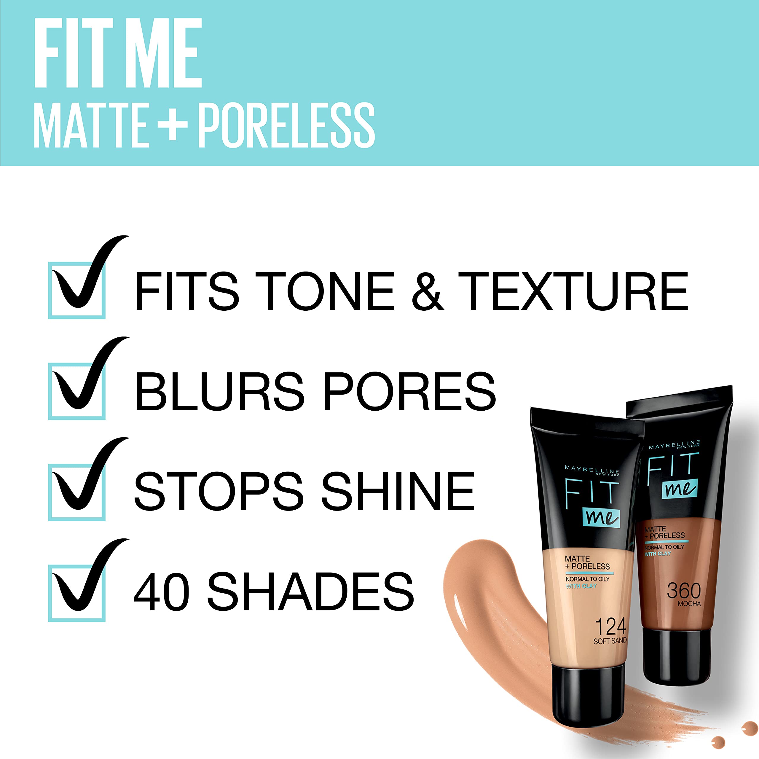 Foto 7 pulgar | Base De Maquillaje Maybelline New York Fit Me Matte 104 Soft Ivory - Venta Internacional.
