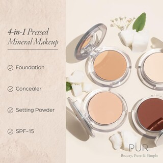 Foto 2 | Maquillaje Pür Minerals Pür Mineral Prensado 4 En 1 Con Spf 15 - Venta Internacional.