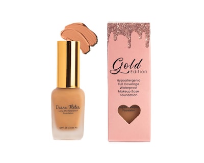 Foto 2 | Kit Maquillaje Diana Fletes Gold Edition Medium Cool Bmcep-01 Con Primer Y Esponjas