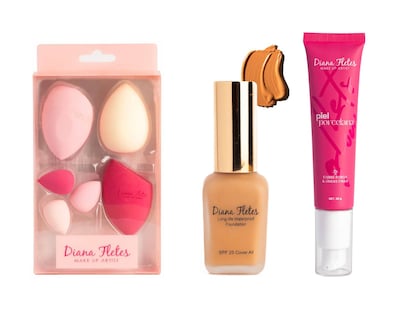 Foto 1 | Kit de Maquillaje DF Gold Edition Amber Baep-01 con Primer y Esponjas