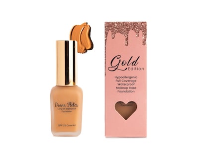 Foto 2 | Kit de Maquillaje DF Gold Edition Amber Baep-01 con Primer y Esponjas