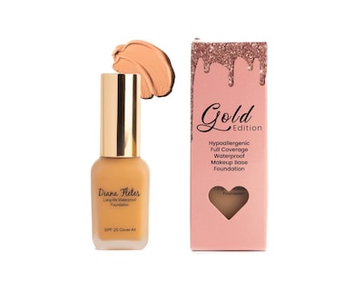 Foto 2 | Kit de Maquillaje Df Gold Edition Honey Cool Bhcep-01 Con Primer y Esponjas