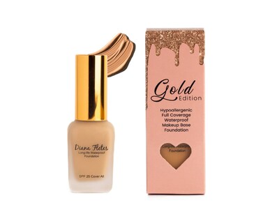 Foto 2 | Kit Maquillaje Diana Fletes Gold Edition Rich Brep-01 Con Primer Y Esponjas
