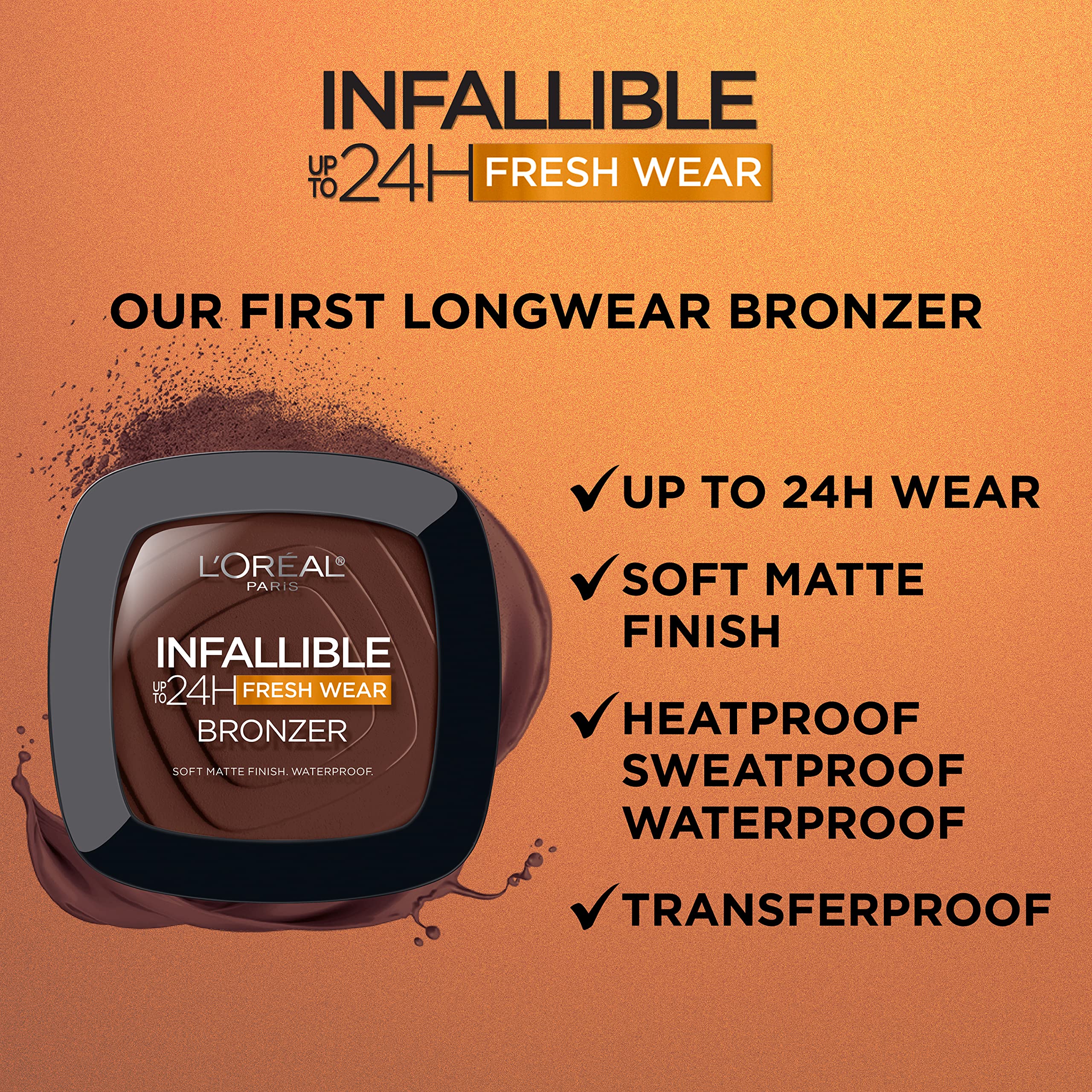Foto 6 pulgar | Bronceador L'oreal Paris Infalible Hasta 24 Horas Fresh Wear, 7 Ml - Venta Internacional.