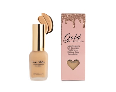 Foto 2 | Kit de Maquillaje Diana Fletes Gold Edition Nude Bnep-01 con Primer y Esponjas