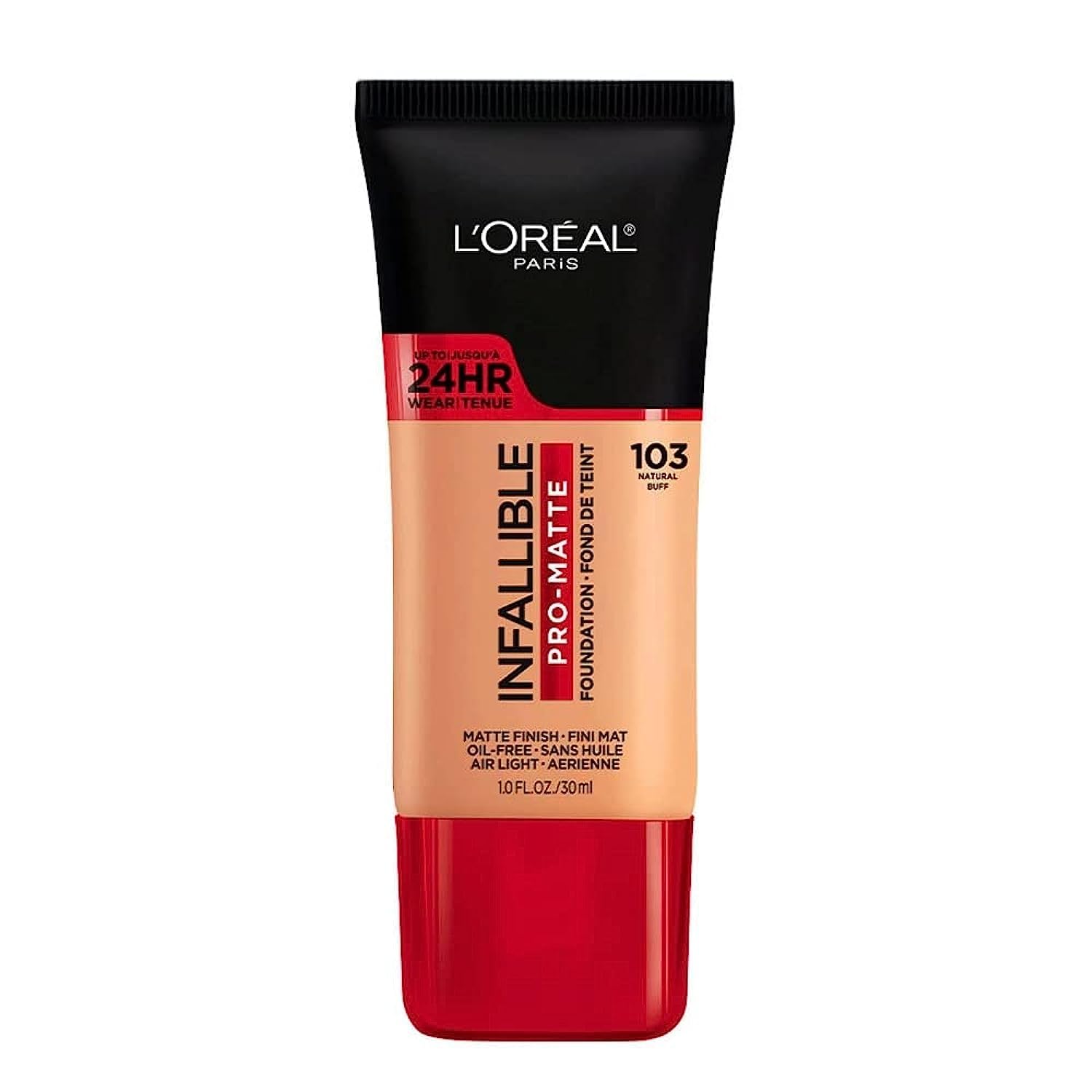 Base De Maquillaje L'oreal Paris Infallible Pro-matte, 30 Ml, Natural Buff - Venta Internacional.