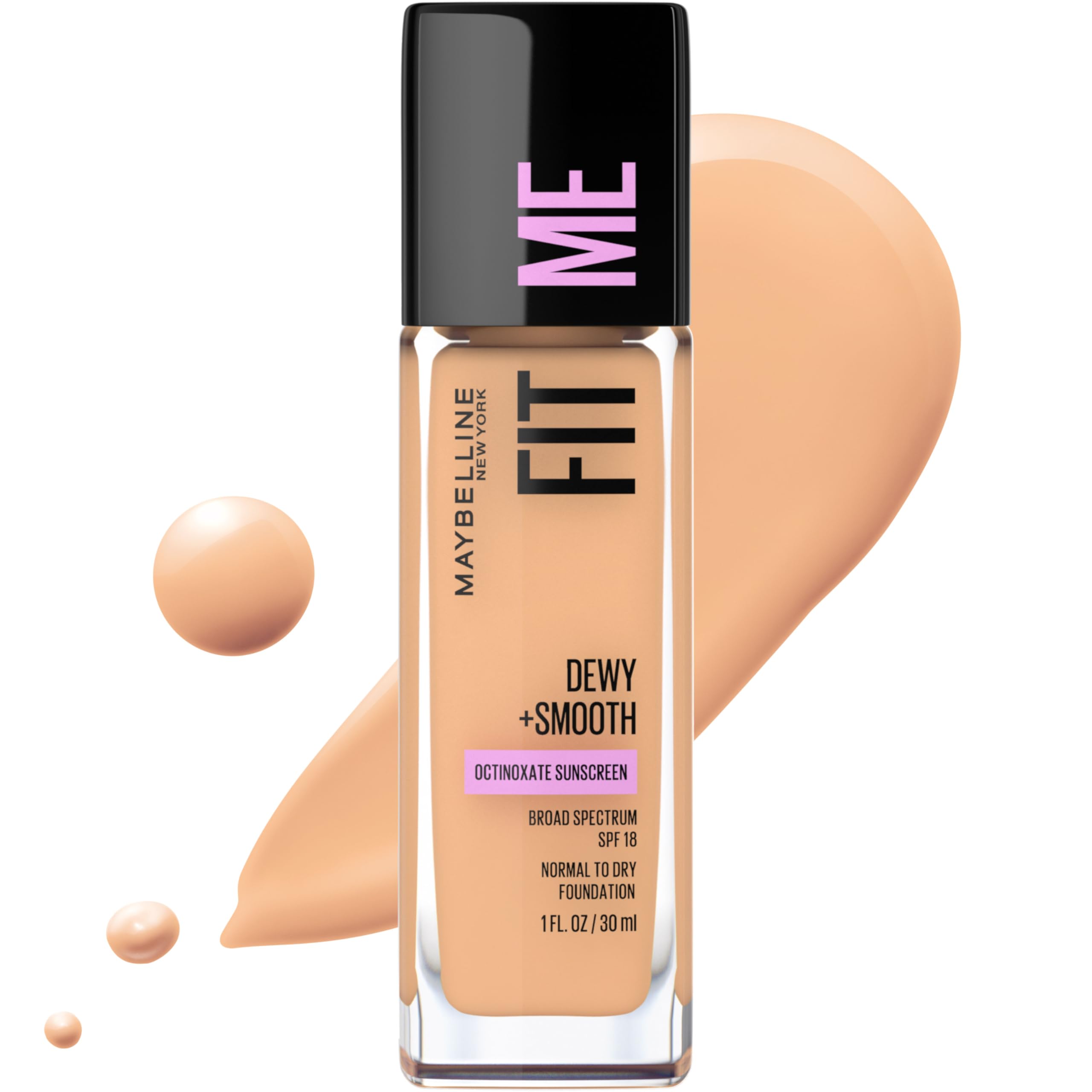 Foto 1 | Base De Maquillaje Líquida Maybelline Fit Me Dewy + Smooth Medium Buff - Venta Internacional.