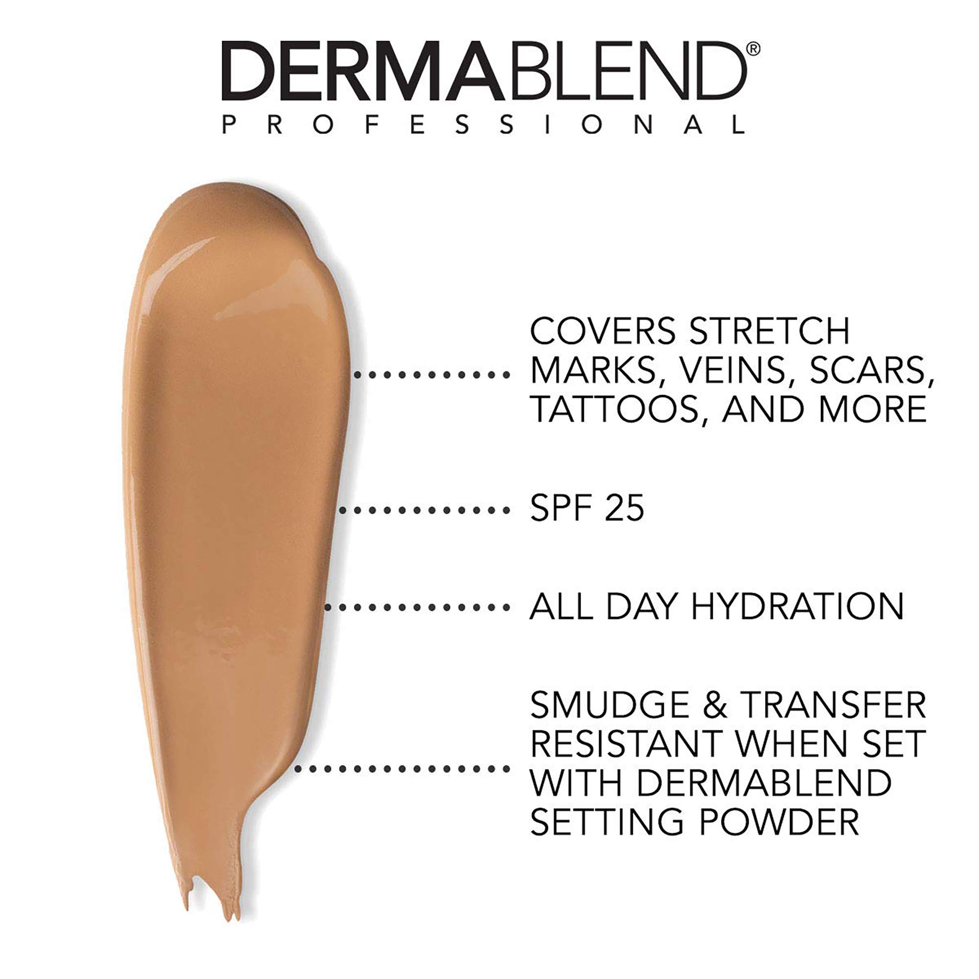 Foto 3 pulgar | Maquillaje Para Piernas Y Cuerpo Foundation Dermablend 35c, Color Beige Claro - Venta Internacional.