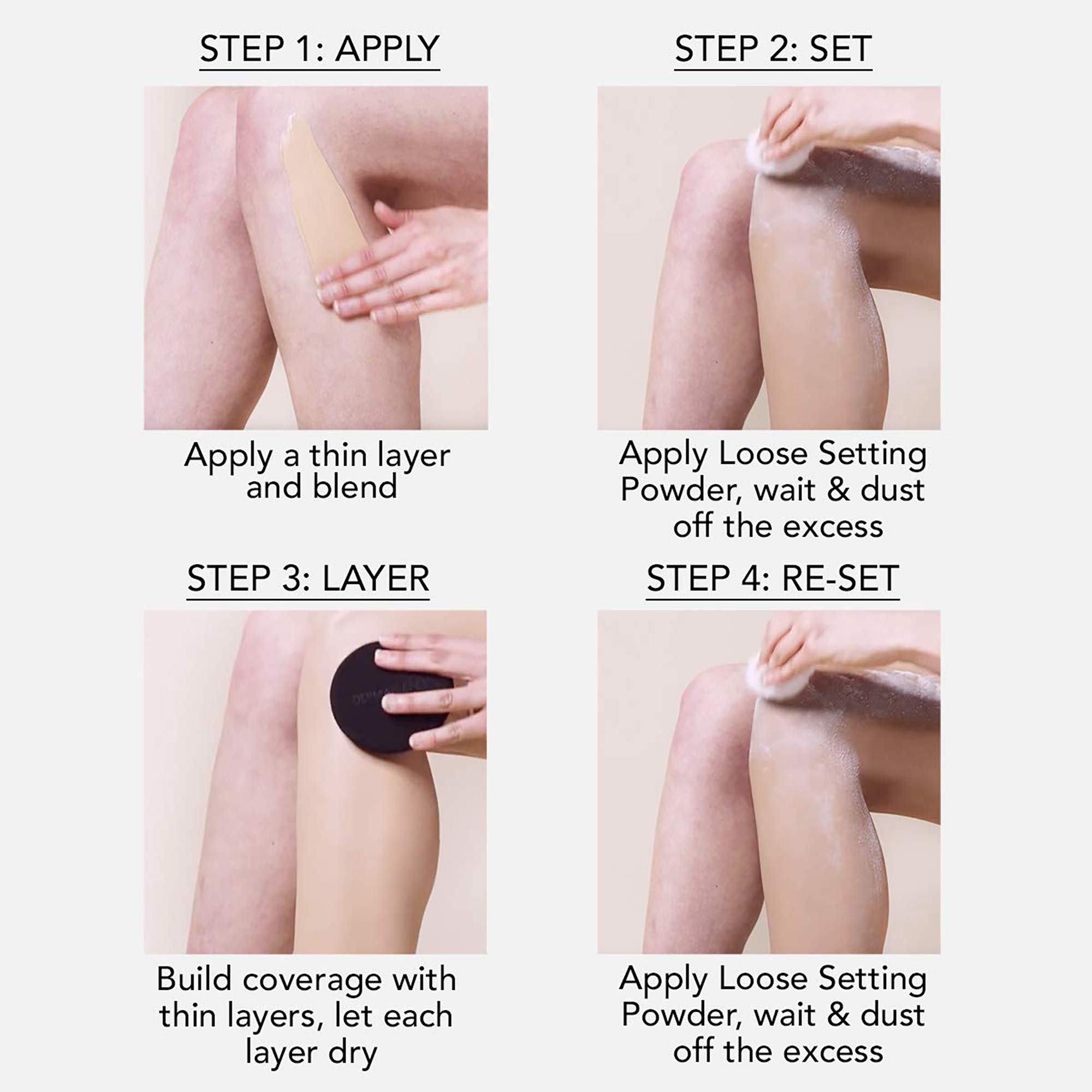 Foto 6 pulgar | Maquillaje Para Piernas Y Cuerpo Foundation Dermablend 35c, Color Beige Claro - Venta Internacional.