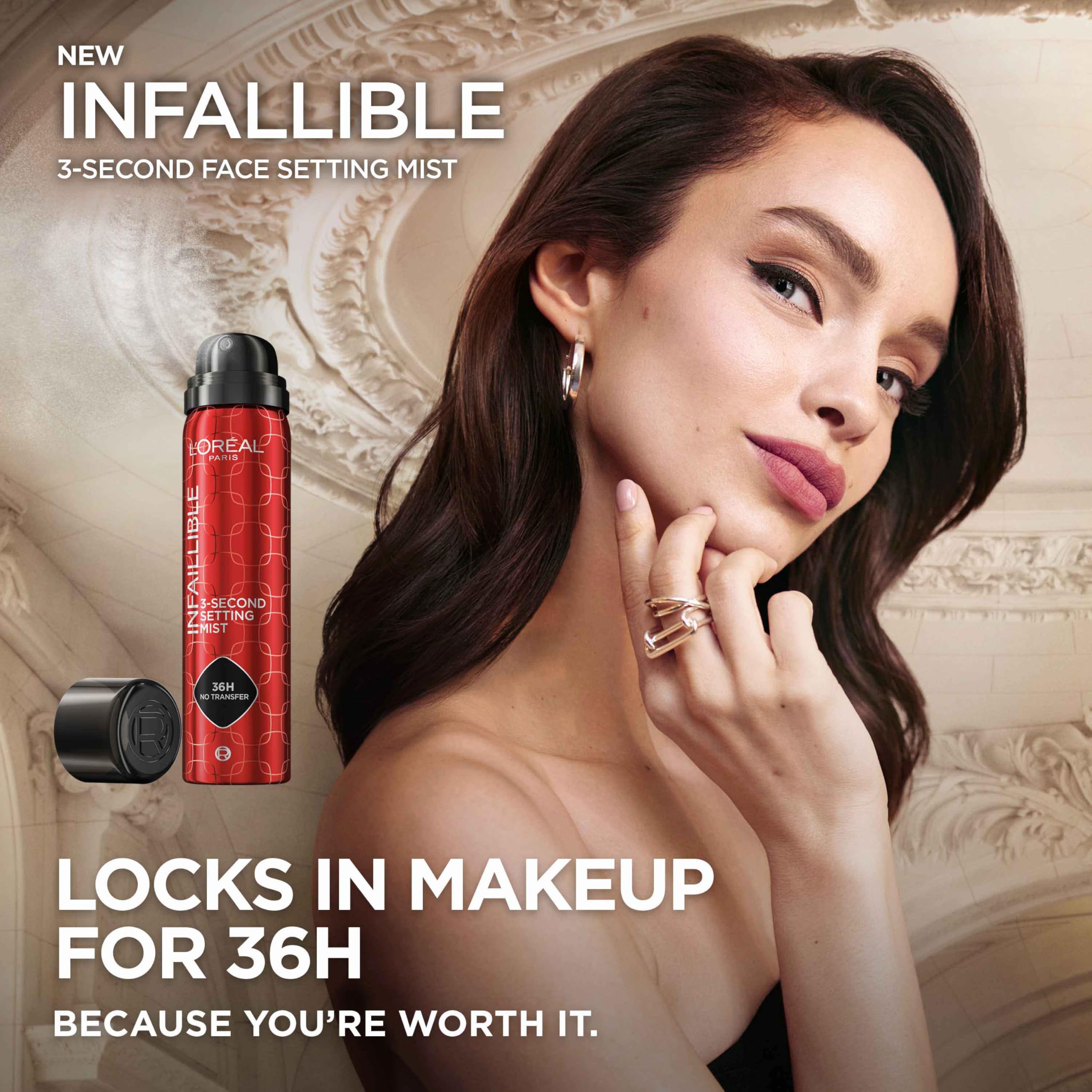 Foto 2 | Spray Fijador L'oreal Paris Infallible 3 Segundos, 50 Ml - Venta Internacional.
