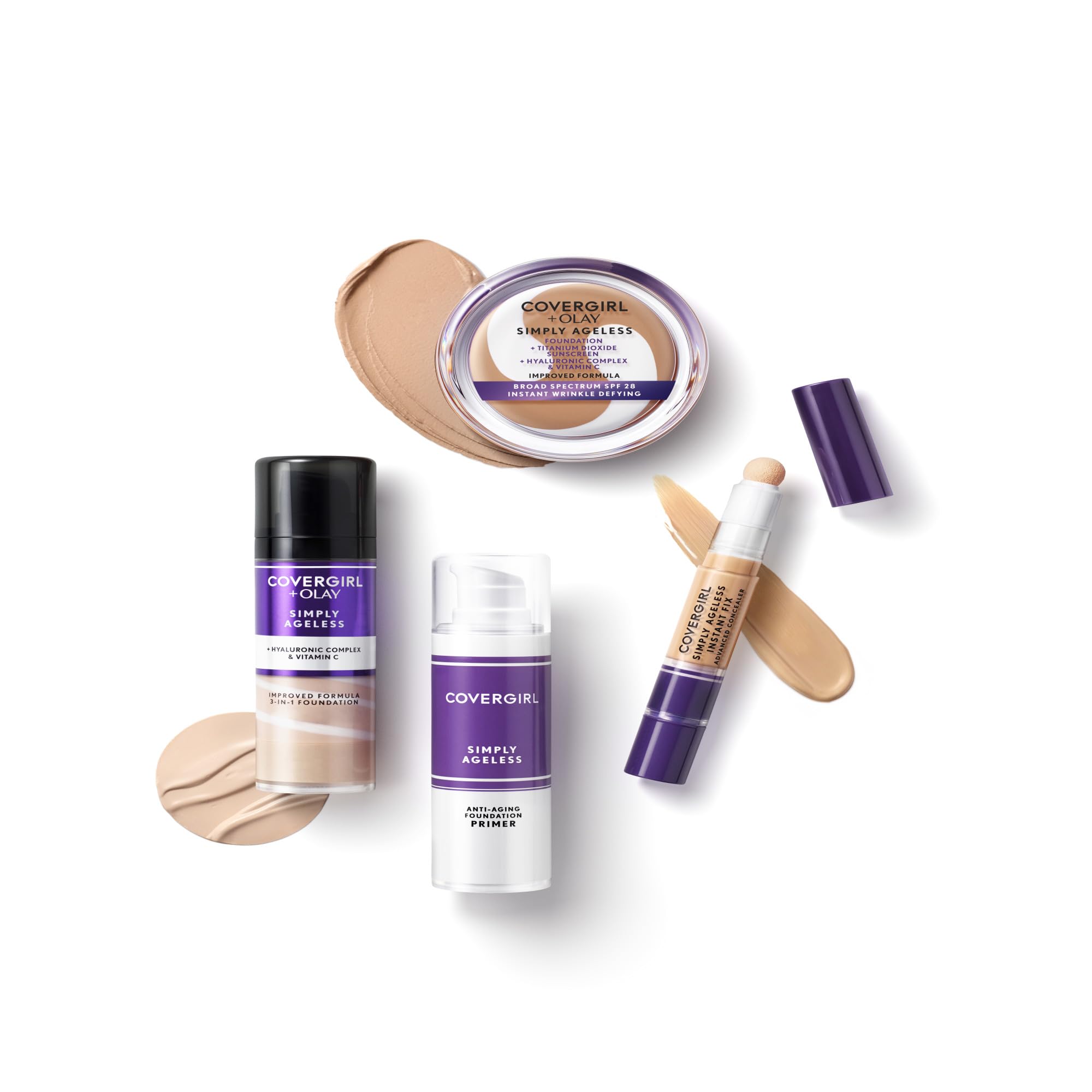 Foto 7 | Base De Maquillaje Líquida Covergirl+olay Simply Ageless 3 En 1, Color Marfil - Venta Internacional.