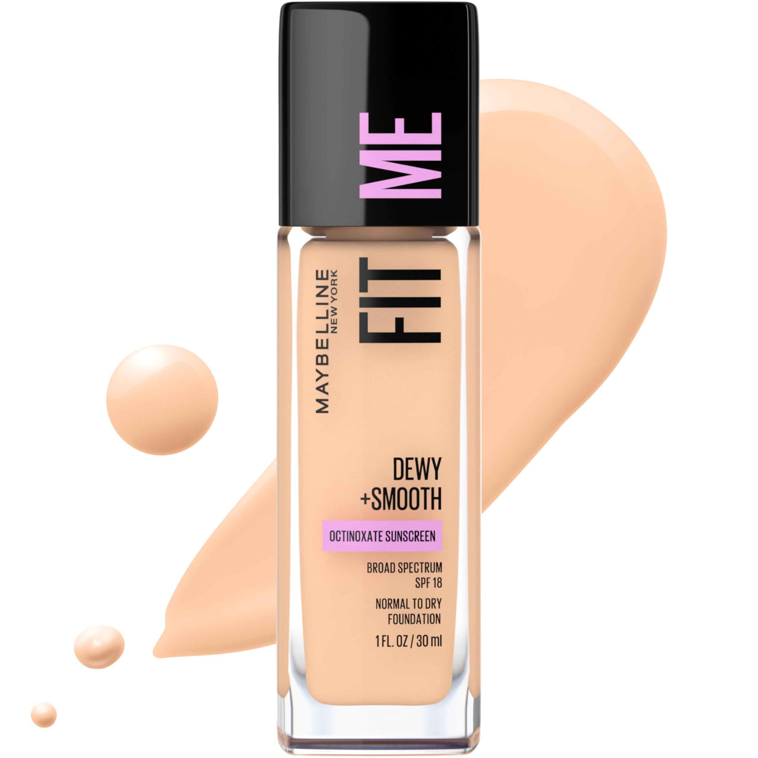 Foto 2 pulgar | Base De Maquillaje Líquida Maybelline Fit Me Dewy + Smooth Classic Ivory - Venta Internacional.