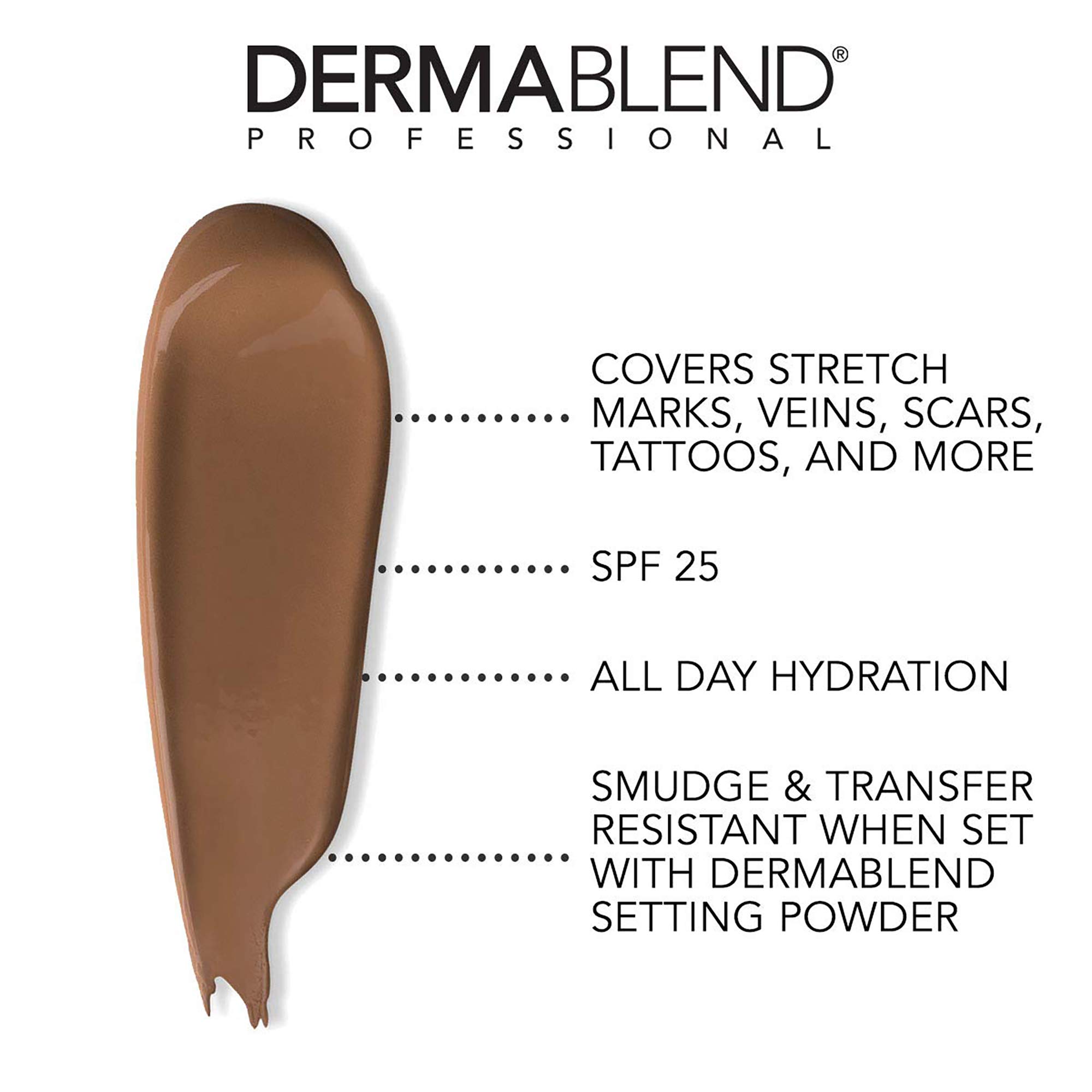 Foto 3 pulgar | Maquillaje Para Piernas Y Cuerpo Foundation Dermablend, 70 W, Color Dorado Oscuro - Venta Internacional.