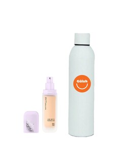 Foto 1 | Base de Maquillaje Maybelline Super Stay Lumi Matte 110 + Termo de Agua de Regalo Güish