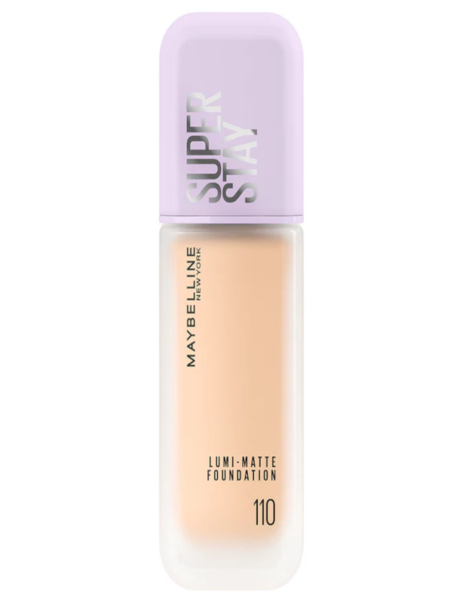 Foto 4 pulgar | Base de Maquillaje Maybelline Super Stay Lumi Matte 110 + Termo de Agua de Regalo Güish