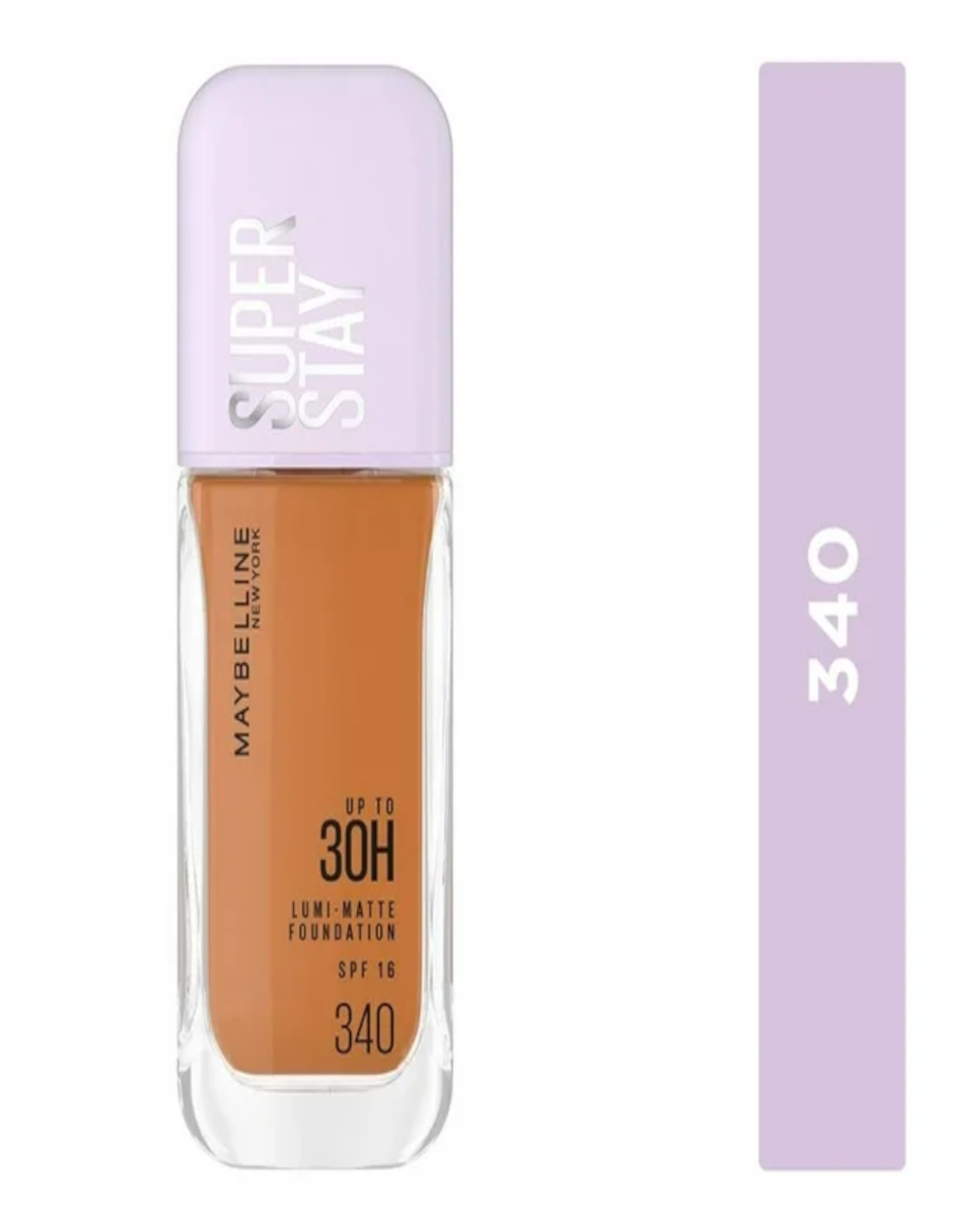 Foto 2 | Base de Maquillaje Maybelline Super Stay Lumi Matte + Termo de Agua Güish