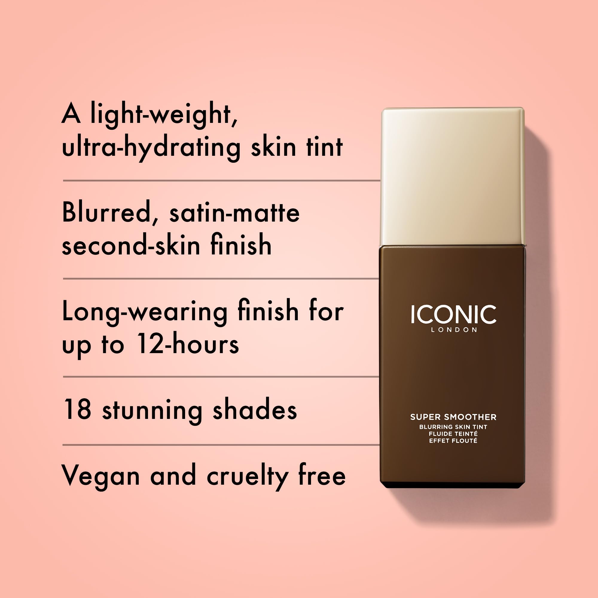 Foto 3 pulgar | Crema Hidratante Con Color Iconic London Super Smoother Golden Rich 30 Ml - Venta Internacional.