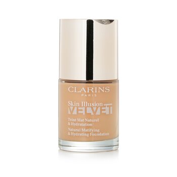 Base Clarins Skin Illusion Velvet Hidrating 112.3n - Venta Internacional.