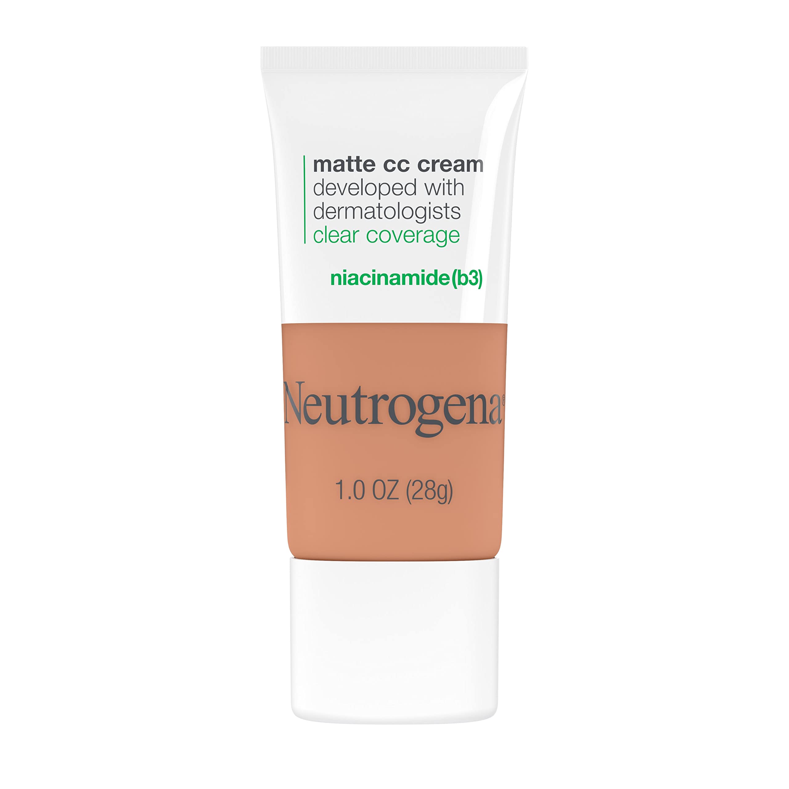 Capuchino Cc Cream Neutrogena Clear Coverage, Impecable Y Mate, 30 Ml - Venta Internacional.