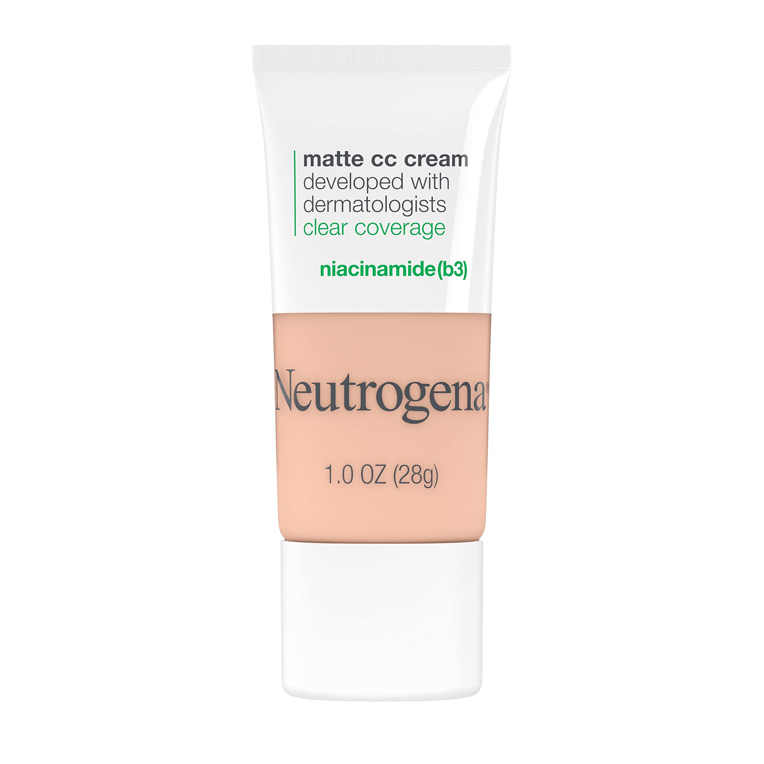 Cc Cream Neutrogena Clear Coverage Flawless Mate, 30 Ml, Alabastro - Venta Internacional.