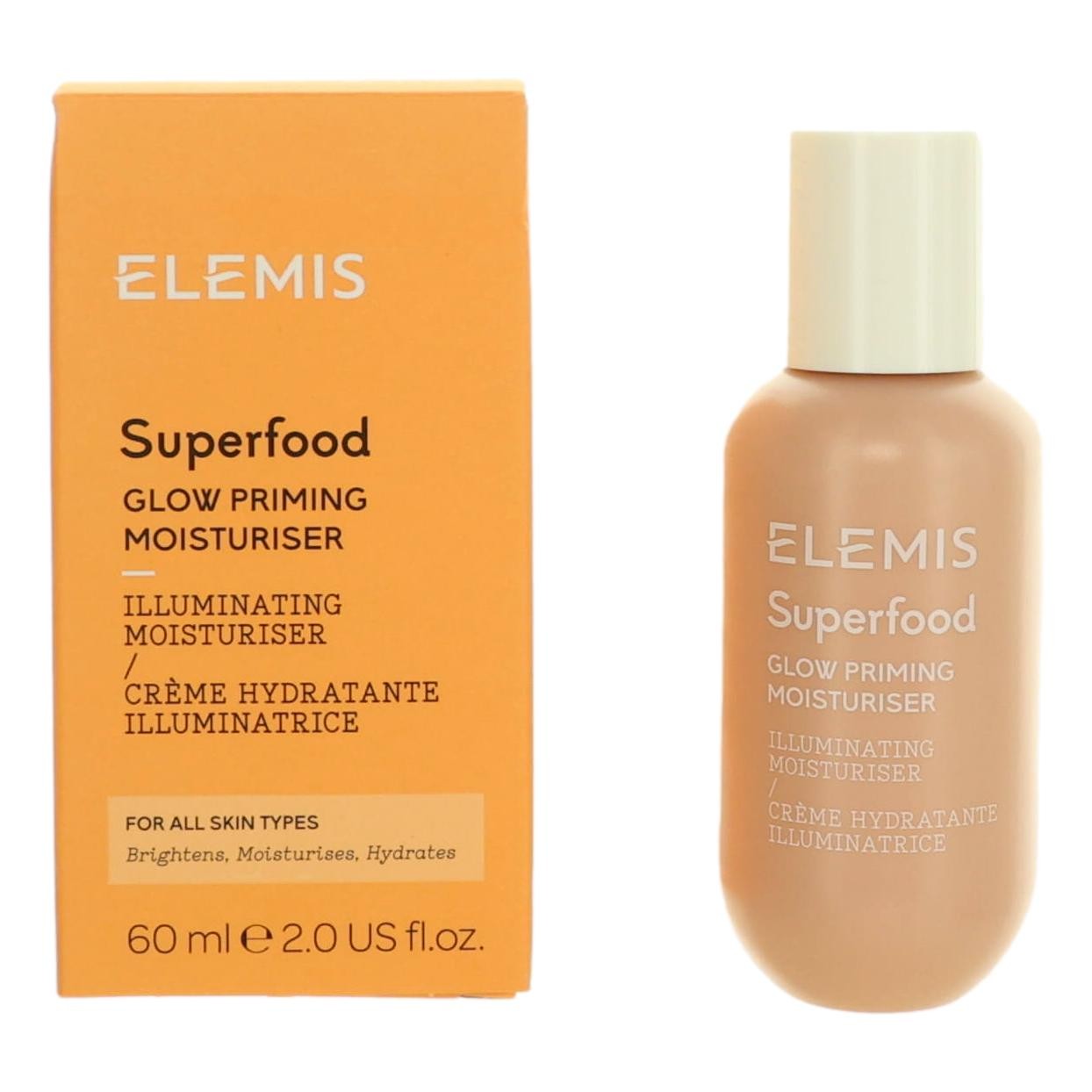 Crema Hidratante Elemis Superfood Glow Priming 60 Ml - Venta Internacional.