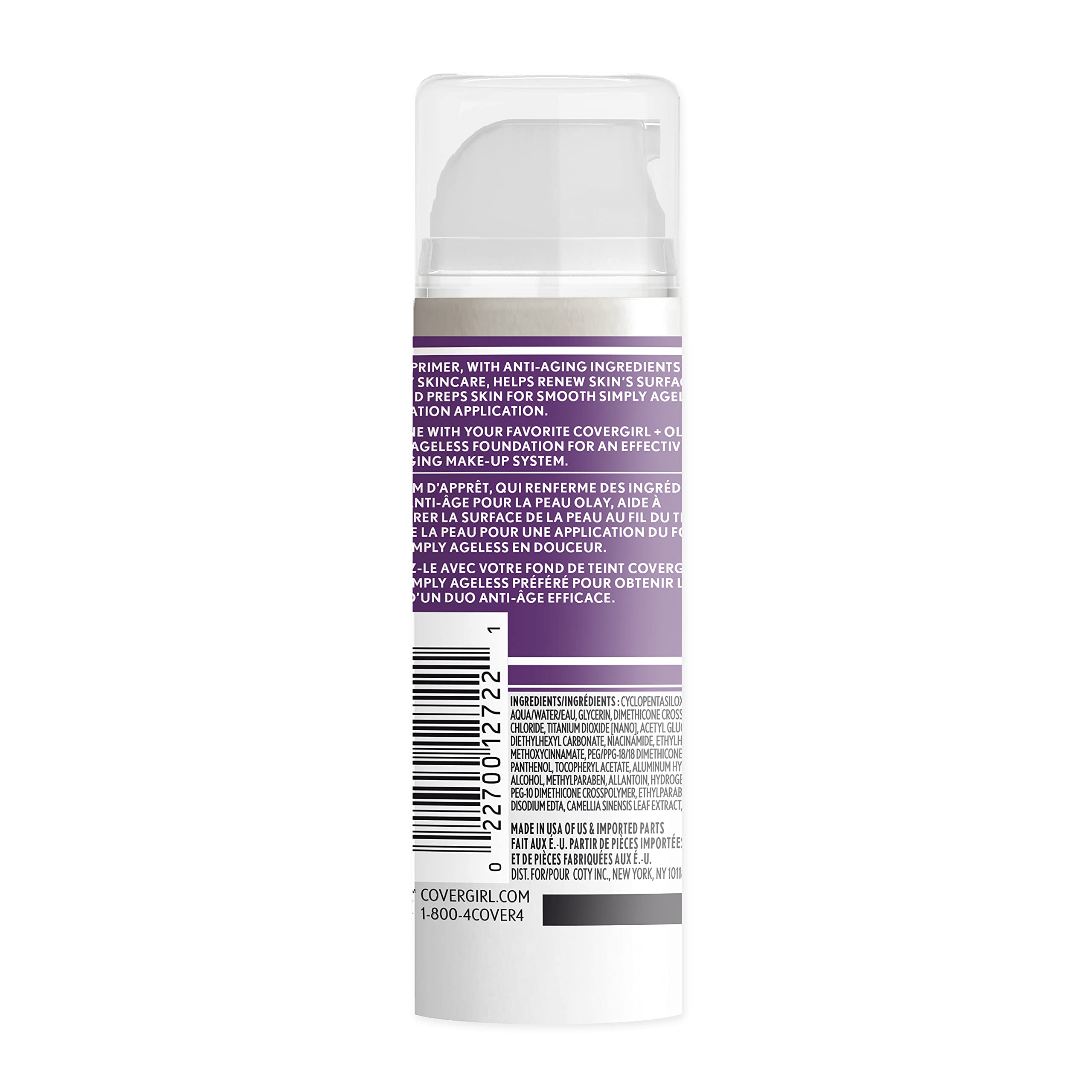 Foto 4 pulgar | Primer De Maquillaje Covergirl Simply Ageless, 30 Ml, Paquete De 1 - Venta Internacional.