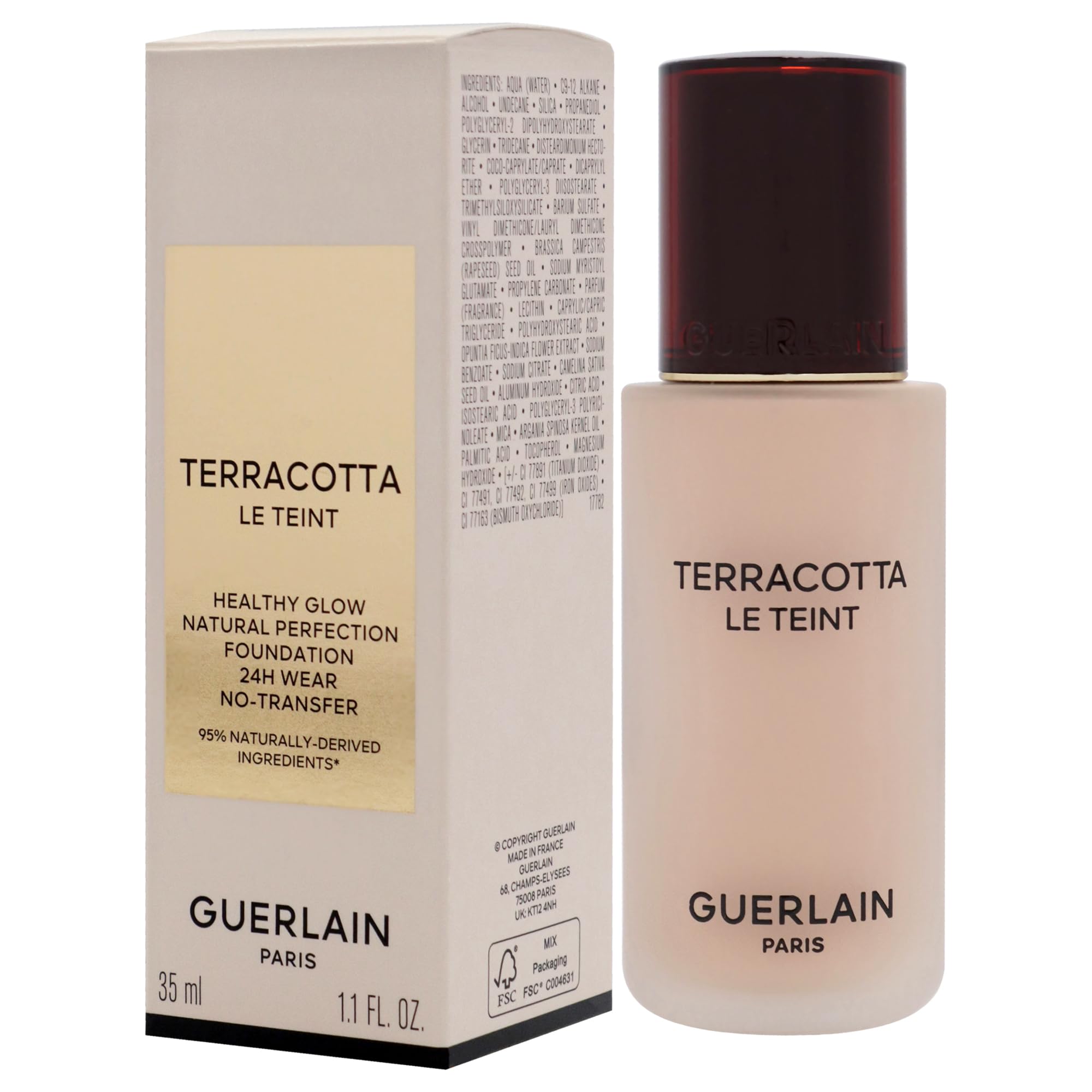 Foto 5 pulgar | Base De Maquillaje Guerlain Terracotta Le Teint 1n Neutral 30 Ml - Venta Internacional.