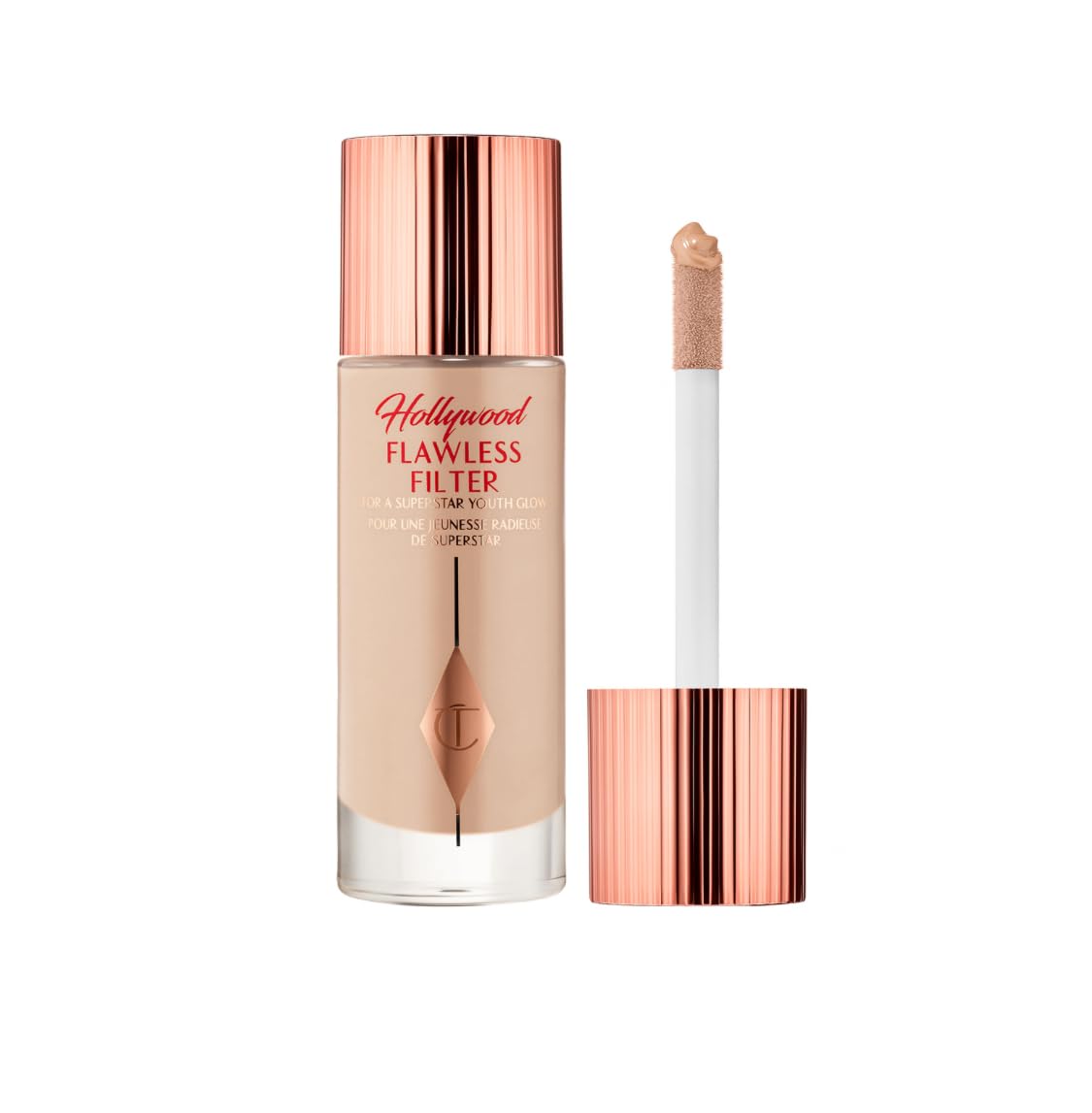 Filtro De Maquillaje Charlotte Tilbury Hollywood Flawless 4.5 30 Ml - Venta Internacional.