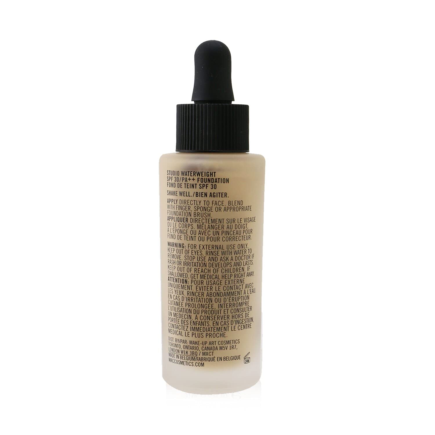 Foto 4 pulgar | Base de Maquillaje Foundation MAC Studio Waterweight Spf 30 /pa++ de Cobertura Media - Venta Internacional