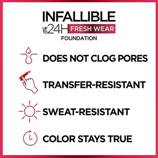 Foto 6 | Base De Maquillaje L'oreal Paris Infallible Hasta 24 Horas Fresh Wear, 30 Ml - Venta Internacional.