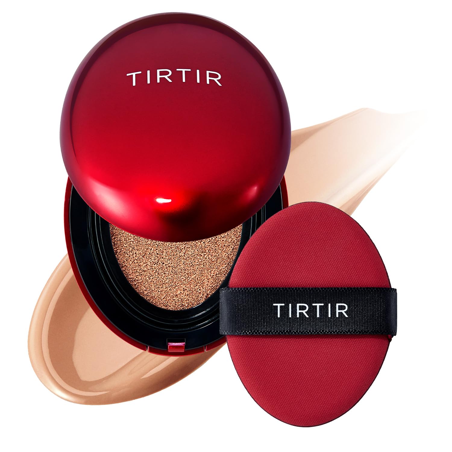 Mascarilla Tirtir De Cushion Foundation, Color Rojo 33c Hazel, 18 Ml - Venta Internacional.