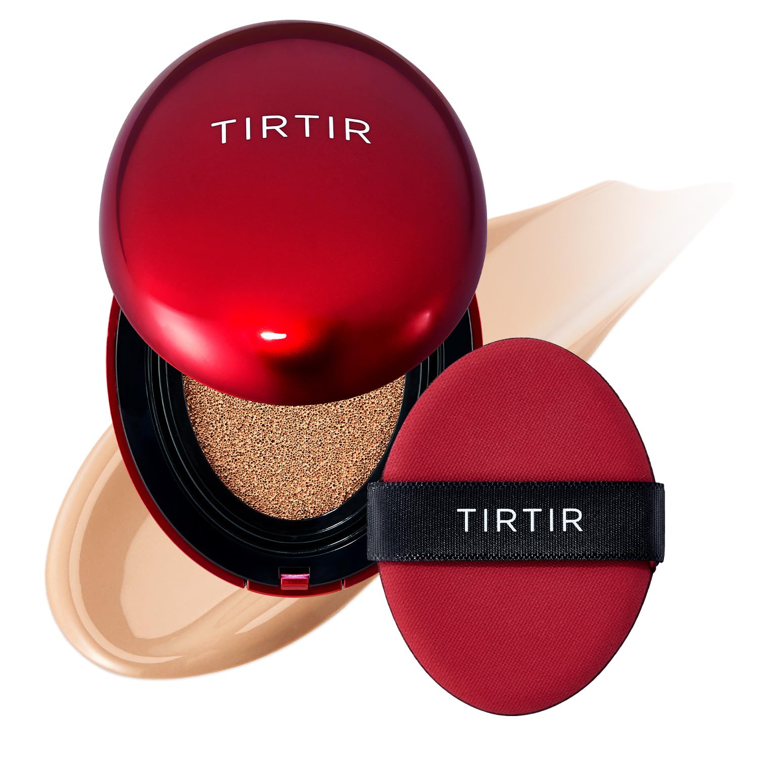 Cushion Foundation Tirtir Red Mask Fit 25 N, Color Moca, 18,7 Ml - Venta Internacional.
