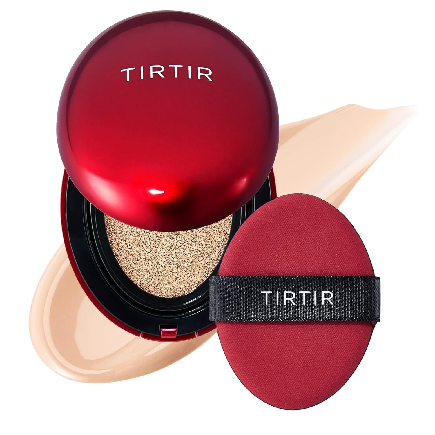 Mascarilla Tirtir De Cushion Foundation, De Porcelana 17c, Color Rojo, 18 Ml - Venta Internacional.
